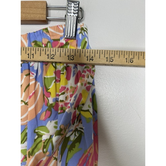 Matilda Jane Day Dreaming Maxi Skirt Blue Pink Floral Waist-Tie Size Small - Picture 5 of 6